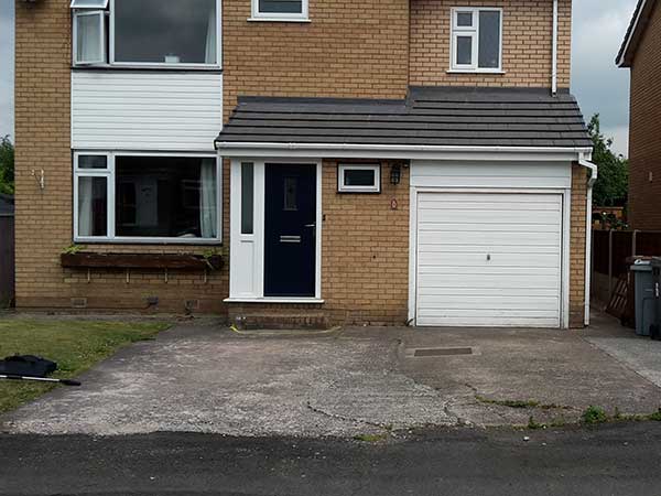 Resin Driveway Before Image - Congleton