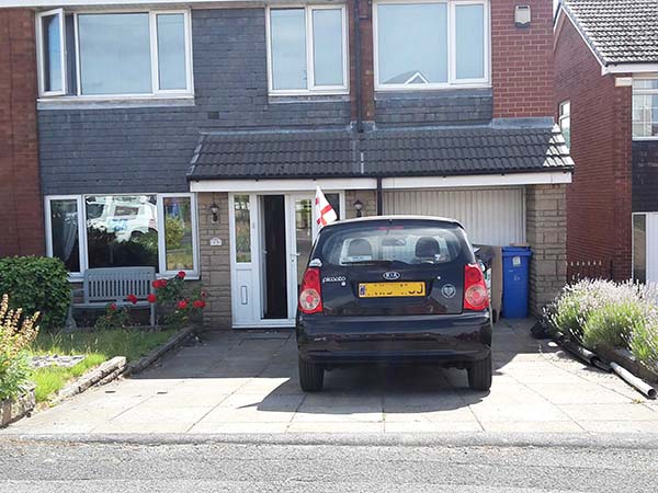 Resin Driveway Before Image - Denton