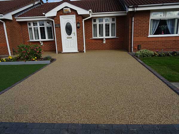 Resin Driveway After Image - Reddish