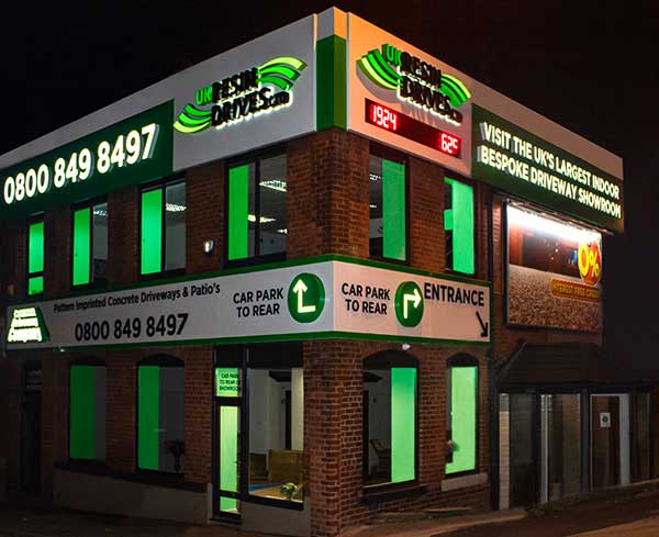 We have a Resin Driveway showroom - exterior photo We have a Resin Driveway showroom - exterior photo